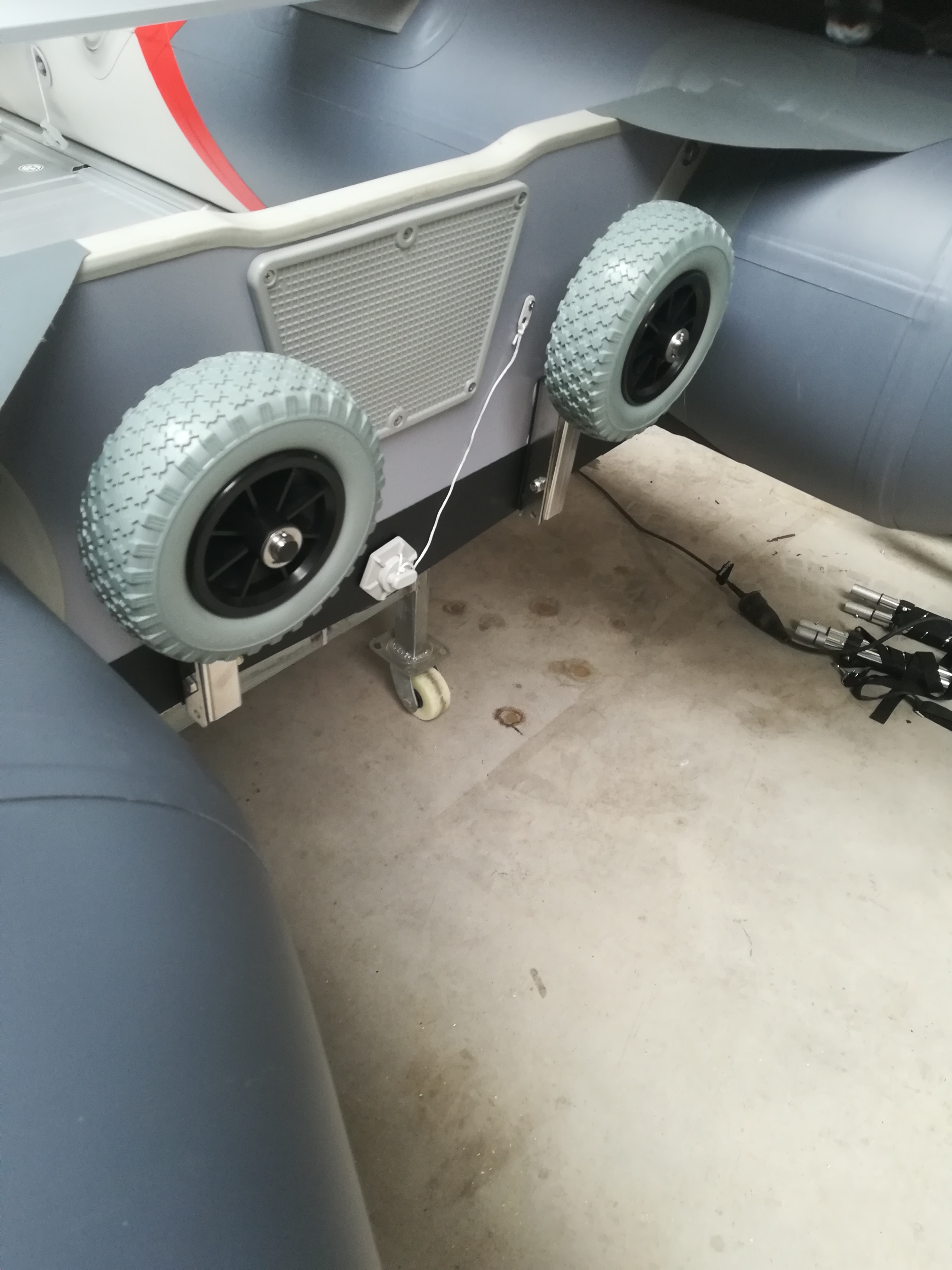 Slipräder , Heckräder , Transporträder Edelstahl NEU!!