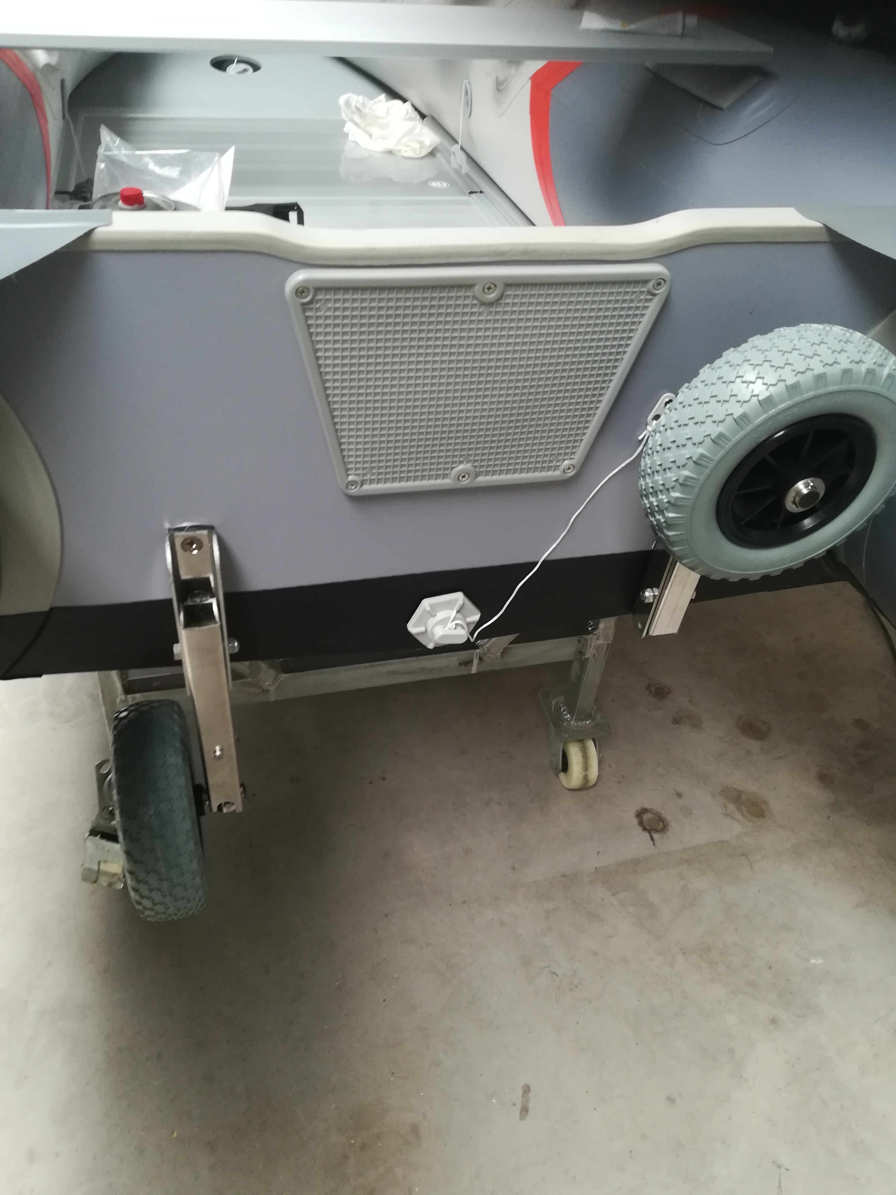 Slipräder , Heckräder , Transporträder Edelstahl NEU!!