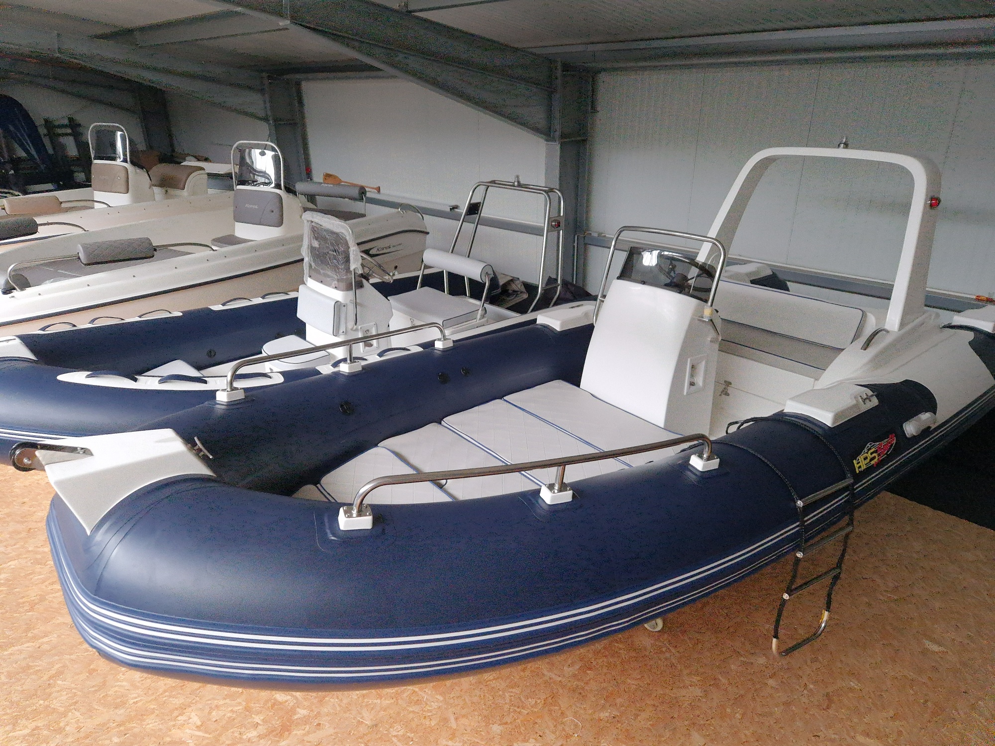 Schlauchboot RIB 520 Dunkelblau / Weiß