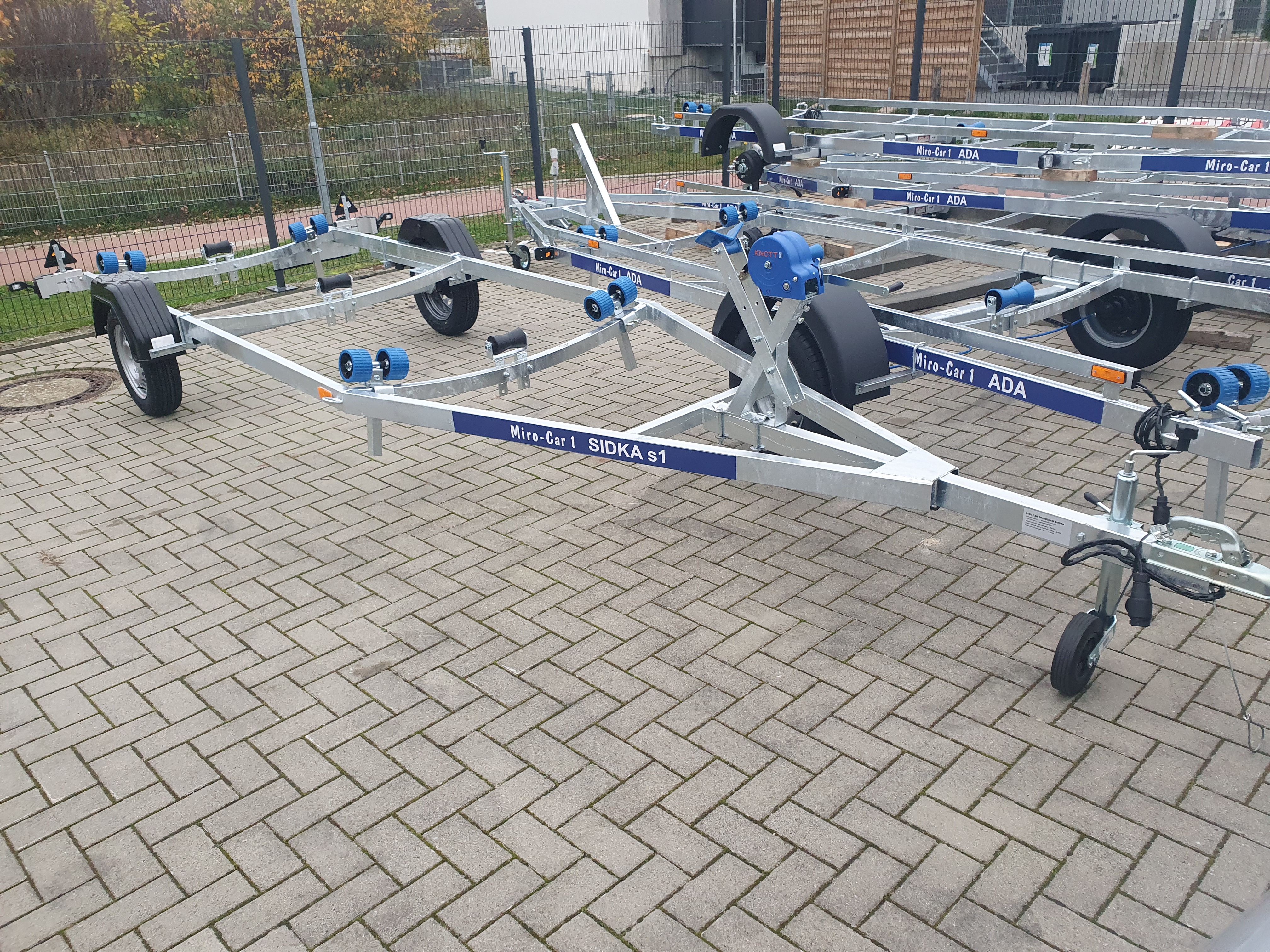 Bootstrailer, bootsanhänger Trailer 750 kg Miro Neu!