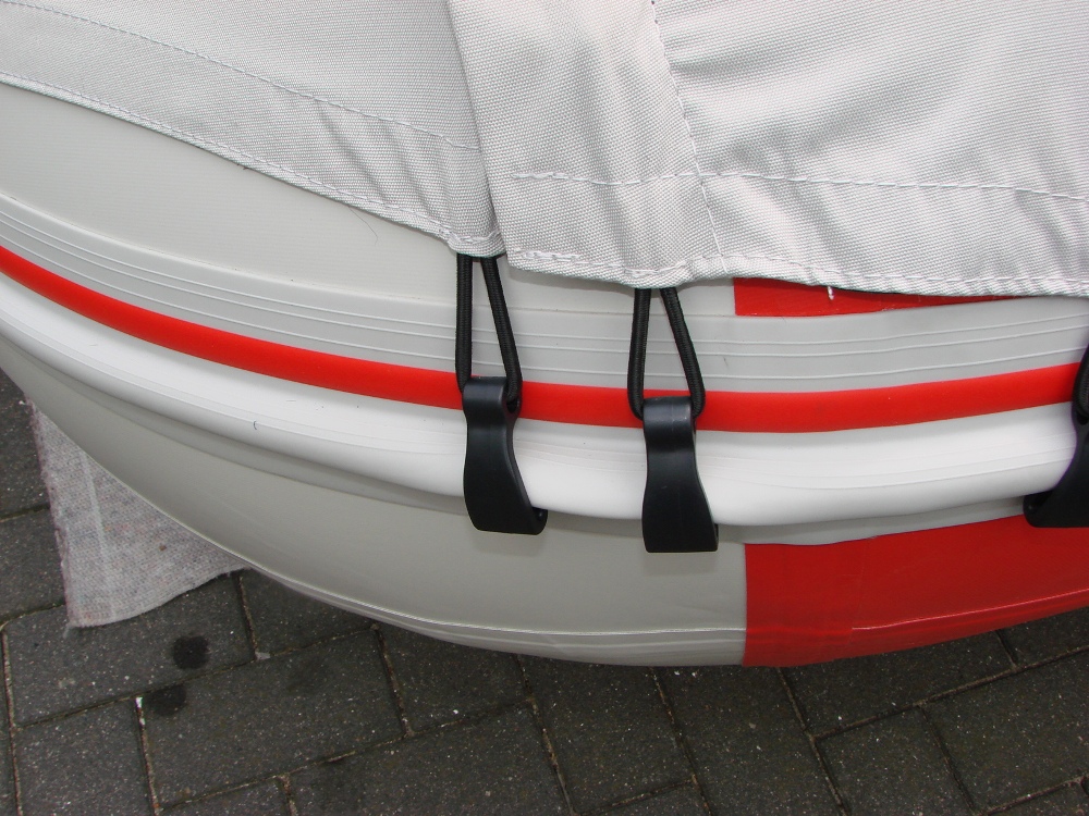 Schlauchbootzelt 4,20m - 4,30m Grau 