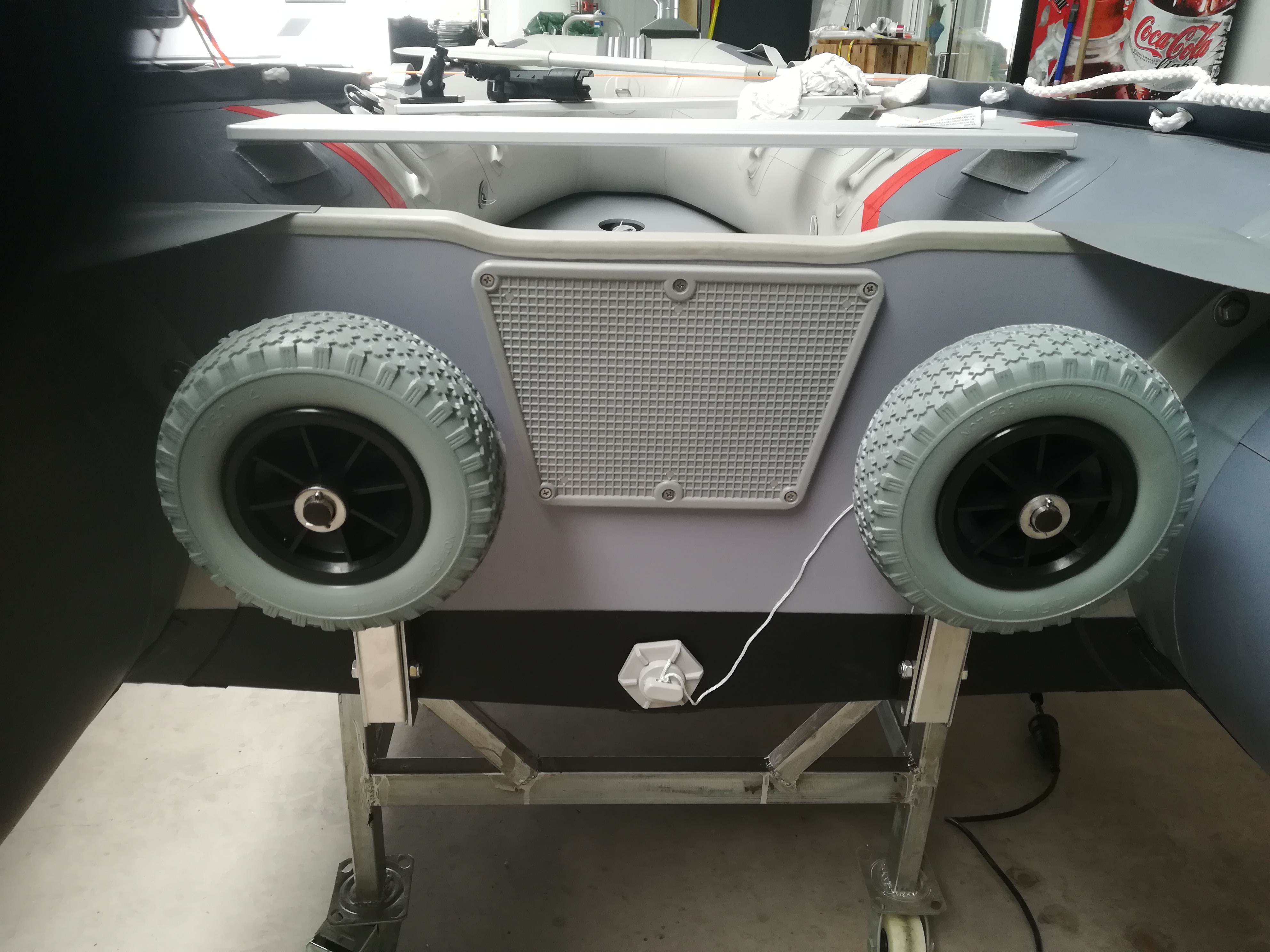 Slipräder , Heckräder , Transporträder Edelstahl NEU!!