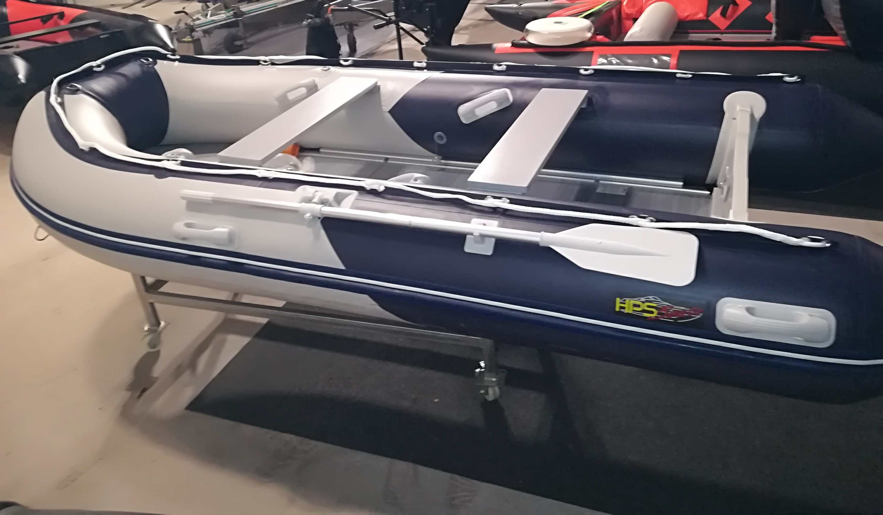 Schlauchboot HP-380 Grau/Blau